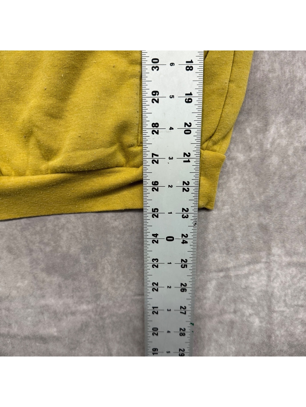 Aviator Nation Half Zip Sweatshirt Mens Medium Mustard Yellow Fleece Pullover - Picture 4 of 5